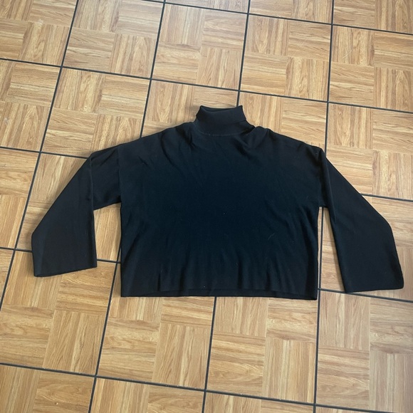 Seven Sisters Black Turtleneck Sweater - Picture 2 of 4